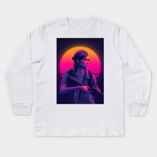 Ellie The Last Of Us Kids Long Sleeve T-Shirt